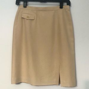 3/$25 Ann Taylor Tan Silk Skirt